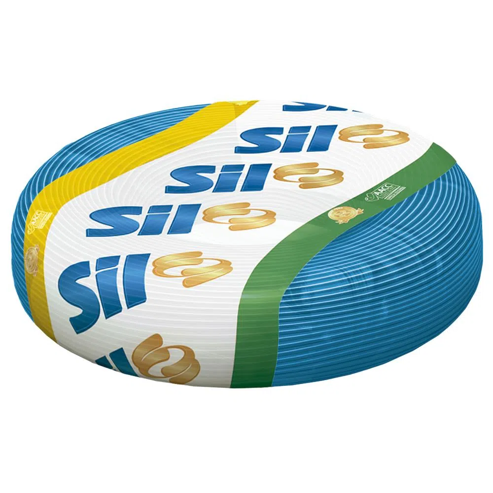 Fio/Cabo Elétrico Flexível Antichamas Azul 2,5MM 100M - Sil