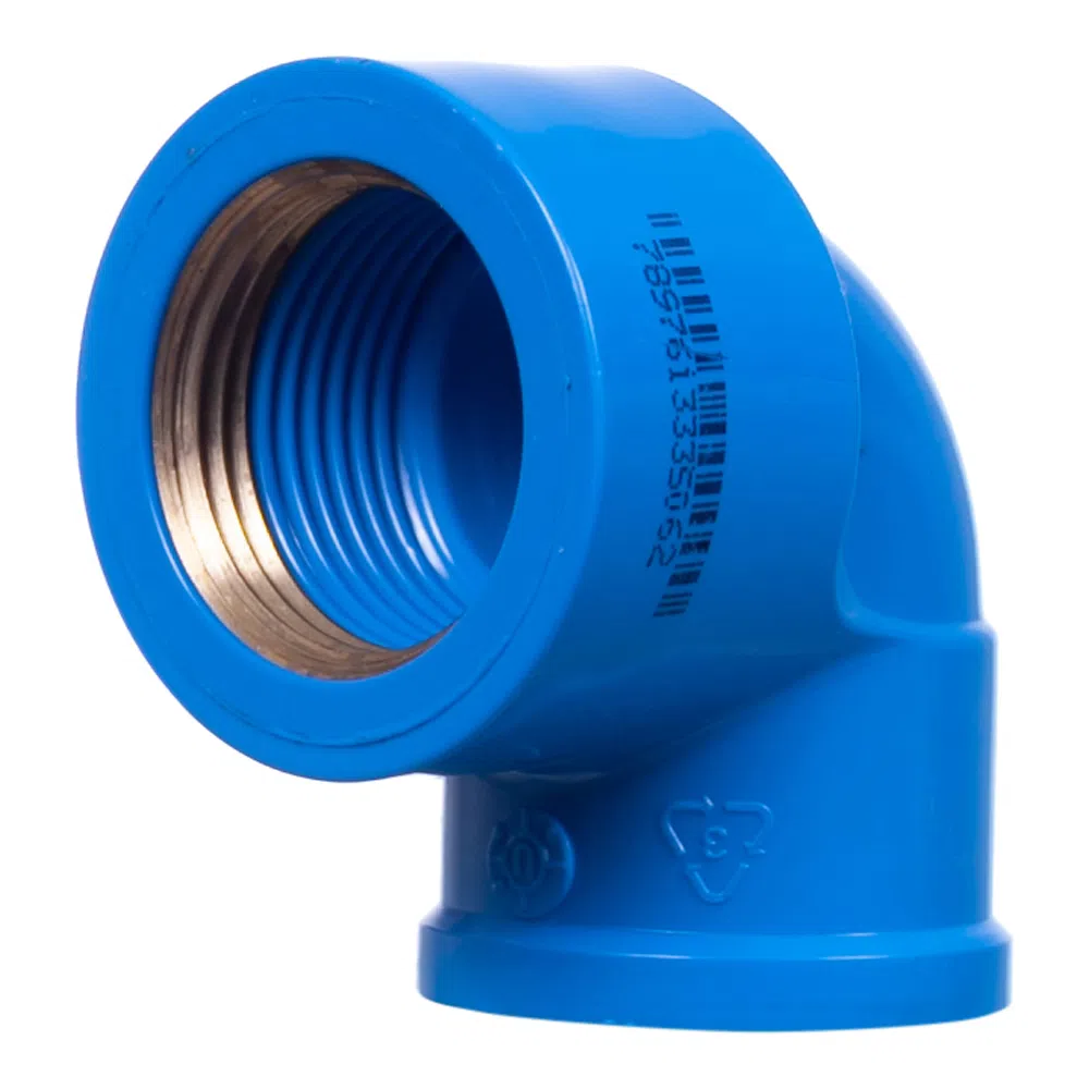 Joelho 90 Tigre PVC Soldável Bucha Latonada 25 MM X 3/4"